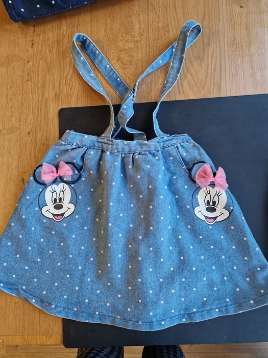 3 sztuki ogrodniczek spódniczka na szwlkach ogrodniczki r. 116