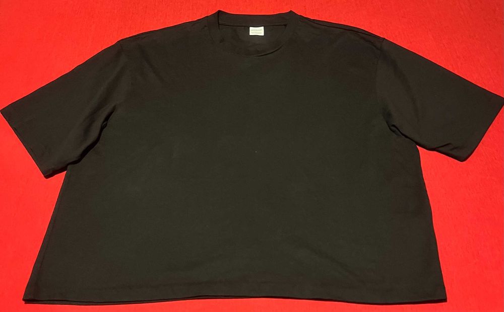 Стильная оригинальная футболка BERSHKA хлопок Оверсайз р.XL