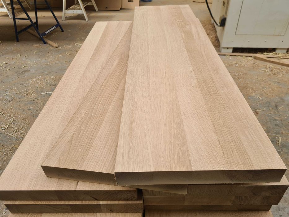 Stopnie lity Dąb gr. 4cm Stopnice schodowe Dębowe schody