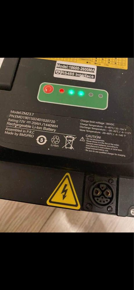 Magazyn Energii 72v 20Ah 1440Wh