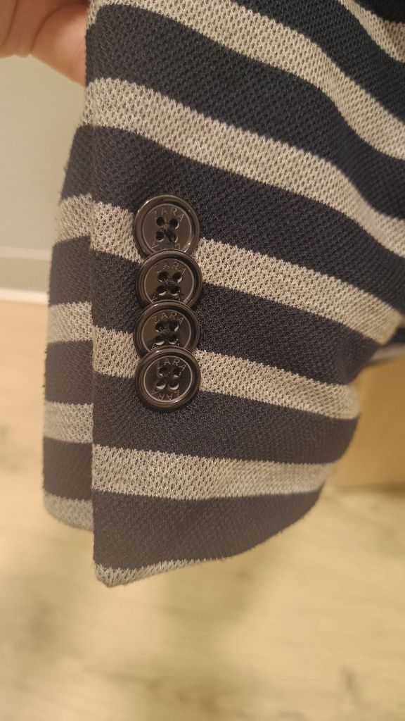 Marynarka Zara Man bawełniana taliowana rozm l/xl pasy