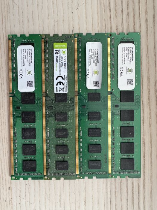 Memoria 4 e 8gb ddr3