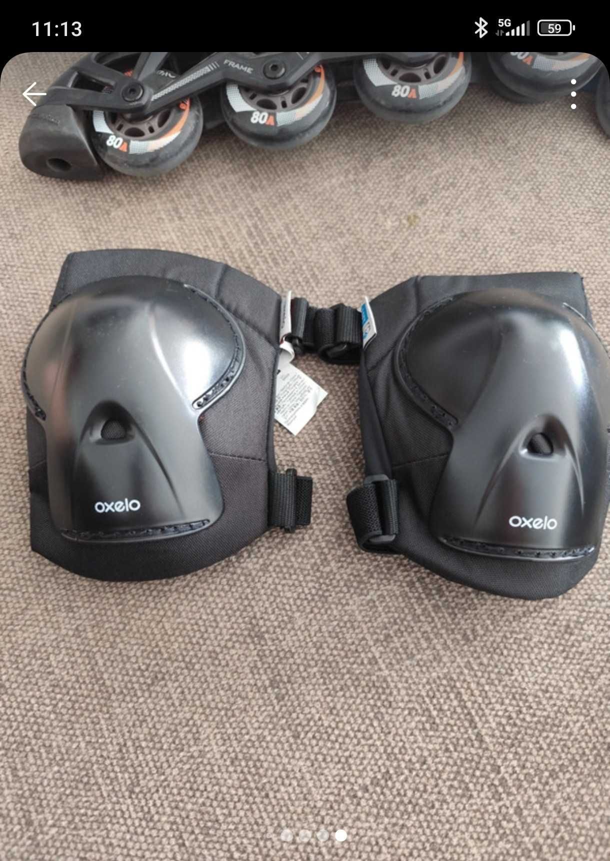 Patins com acessórios oxelo