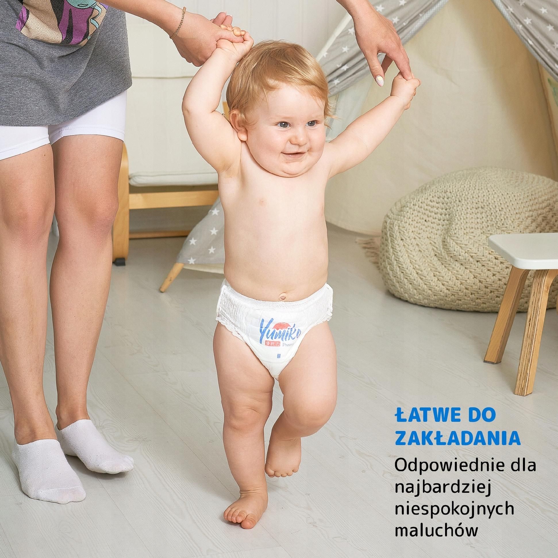Pieluchy Yumiko Rozmiar 5(9-17 Kg)80 Szt Pieluchomajtki Premium Pants