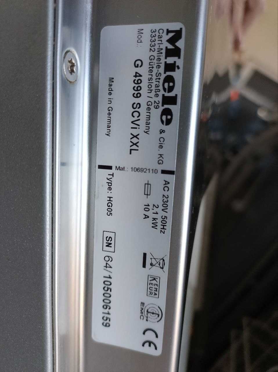 Zmywarka do zabudowy szeroka 60 cm MIELE G4999 SCVi XXL stan bdr