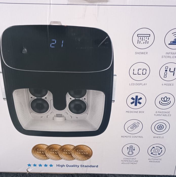 Masażer wodny do stóp, hydromasaż herz medical