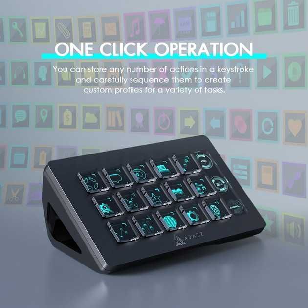 ‼️Нові‼️Механічна Макро Клавіатура Stream Deck Ajazz AKP153