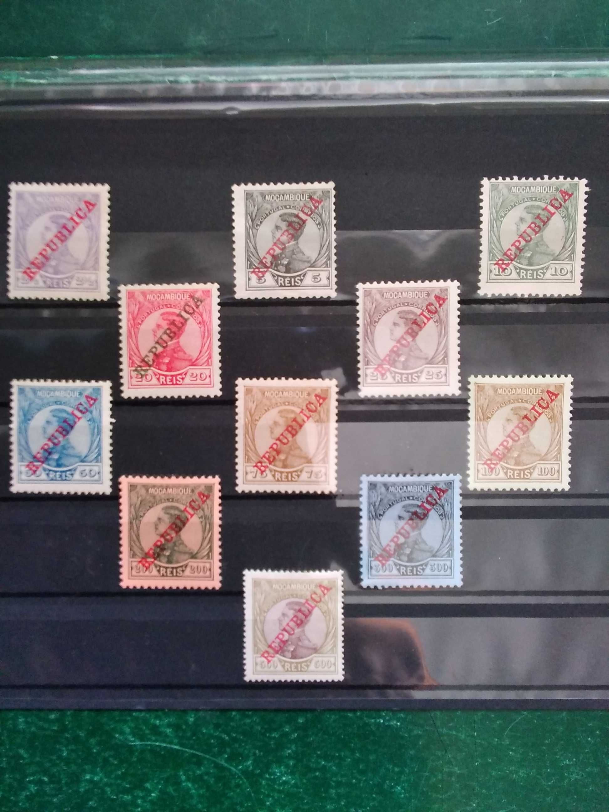 1912 Moçambique D° Manuel II Com Sobrecarga República MLH *