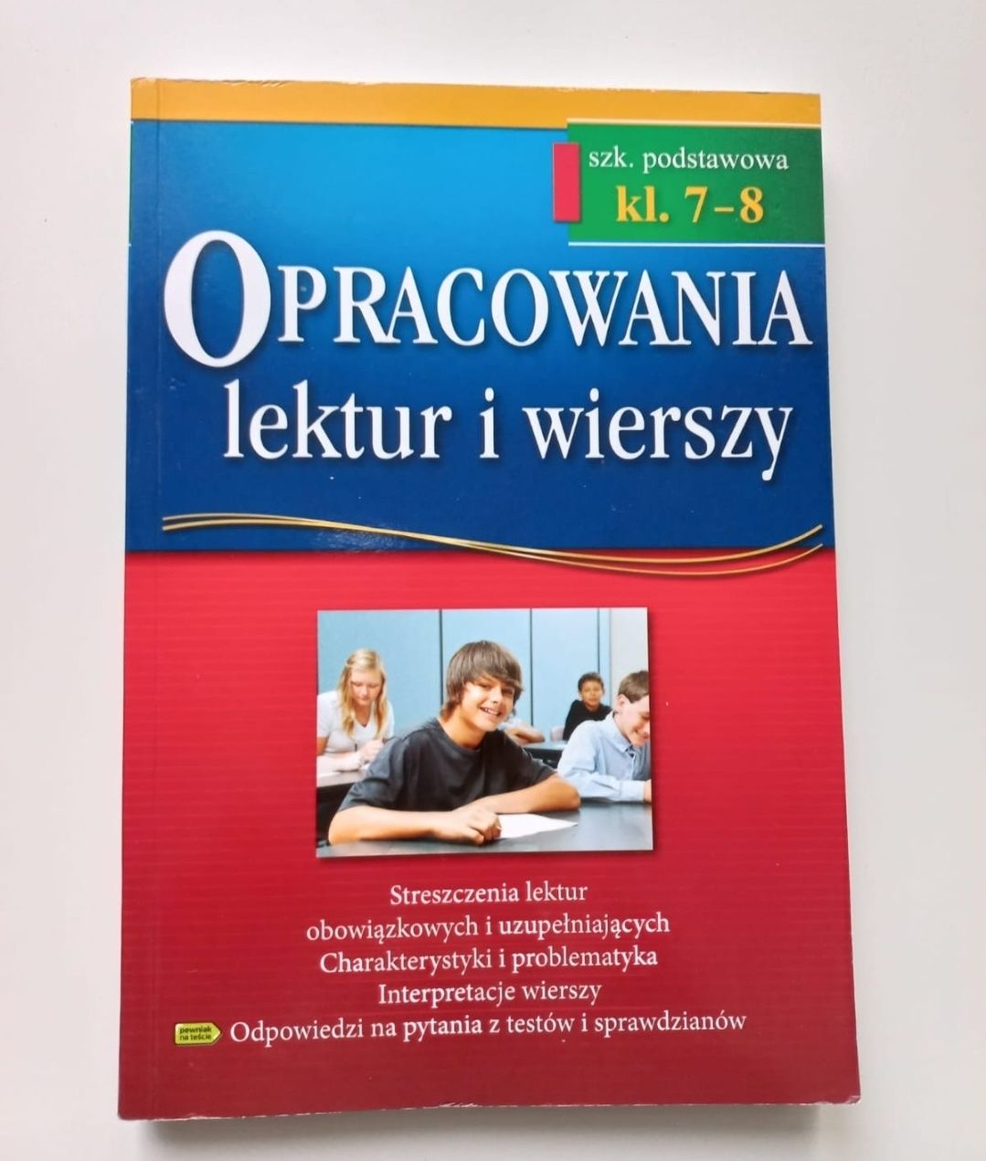 Opracowania lektur i wierszy kl. 7-8