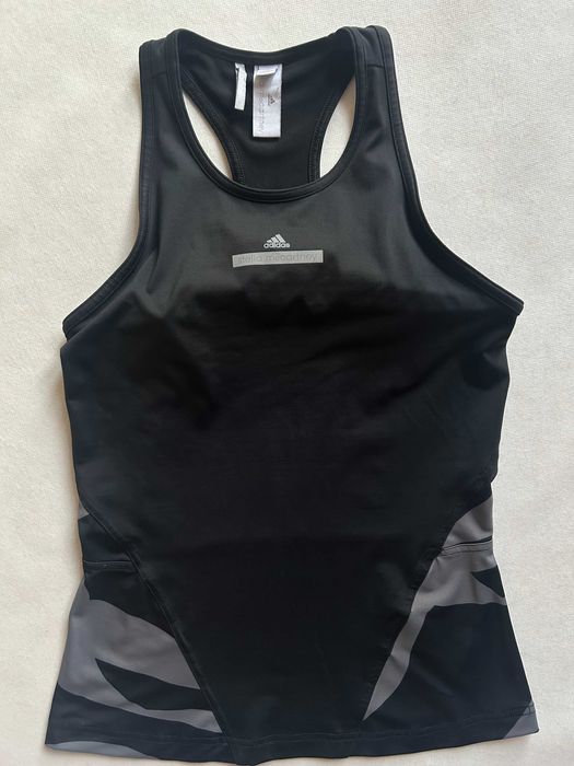 Adidas Stella McCartney _ Czarny top termoaktywny ze stanikiem S