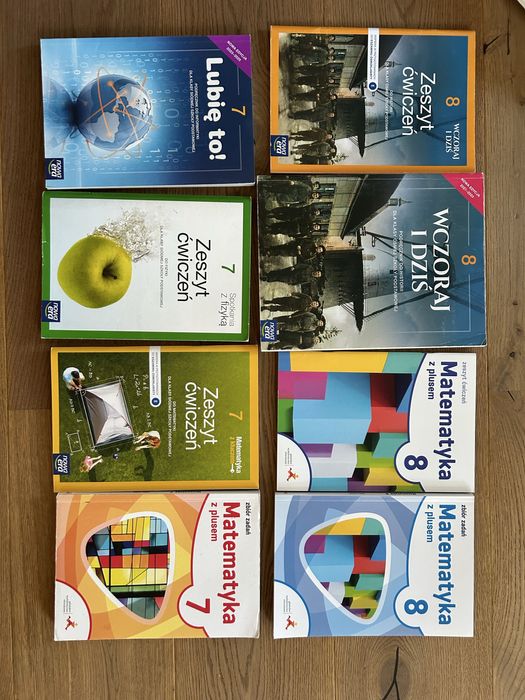 Podreczniki i ćwiczenia klasa 7 - 8