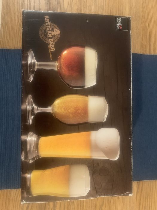 Nowe 4 kufle do piwa