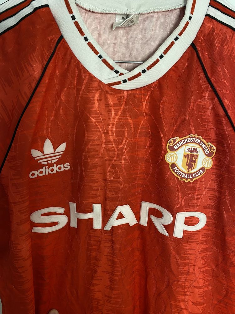 Manchester United Home Football Shirt 1990 1992 Adidas