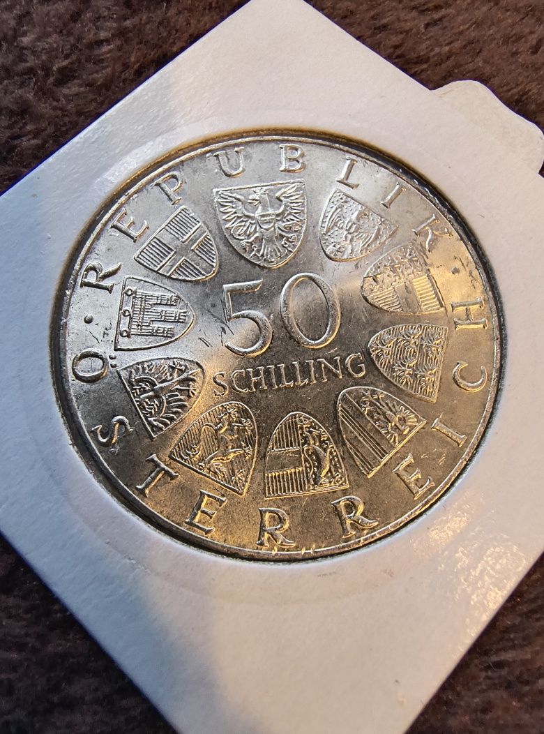 50 schilling 1974 srebro