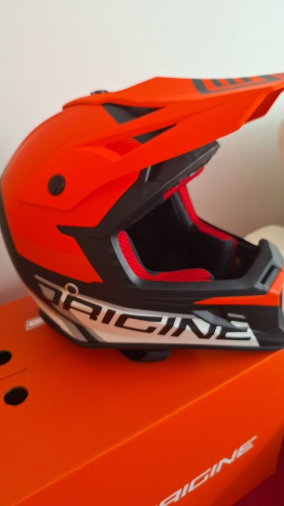 Kask motocyklowy Cross/enduro ORIGINE  Hero MX FLUO ORANGE/ BLACK matt