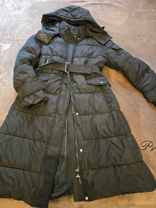 Довгий жіночий пуховик, ХS-S розмір, ціна 1490 грн.