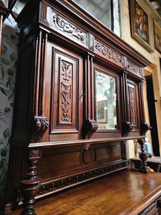 Zabytkowy kredens kredensy eklektyczne para 2 szt #1556 Stylowy Węgrów