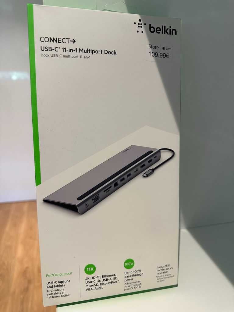 Adaptador Belkin Apple HUB USB C 6 em 1 nunca usado