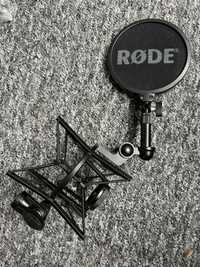 RODE SM6 shock mount + pop filtr