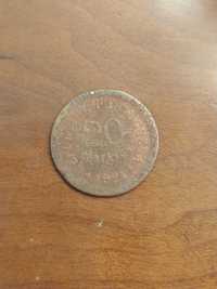 Moeda de 20 centavos de 1924 da república portuguesa