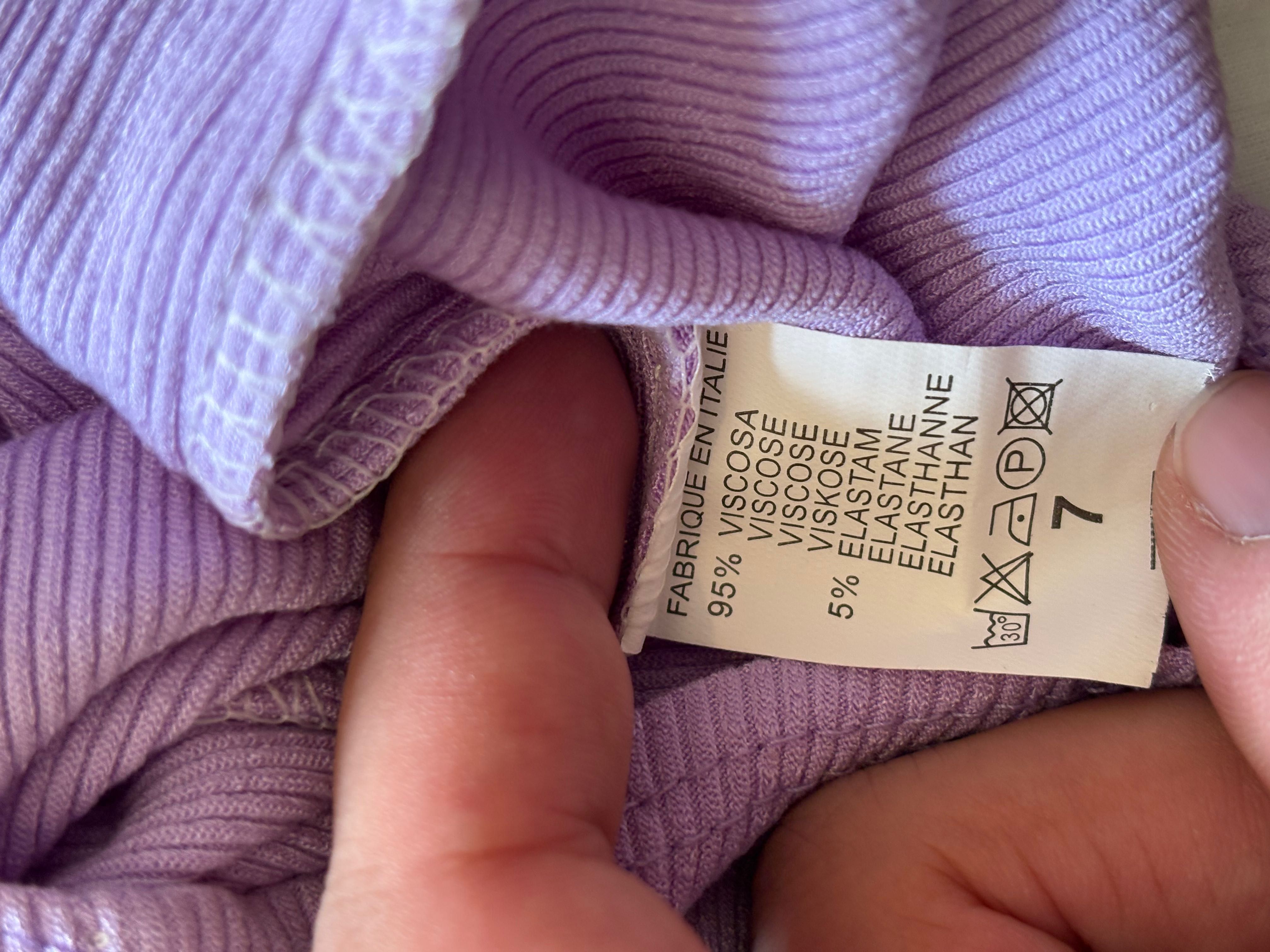 Body Lilás – Made in Italy, XS/S