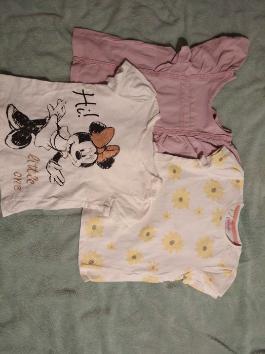 Koszulki z krótkim rękawem dla dziewczynki rozmiar 98