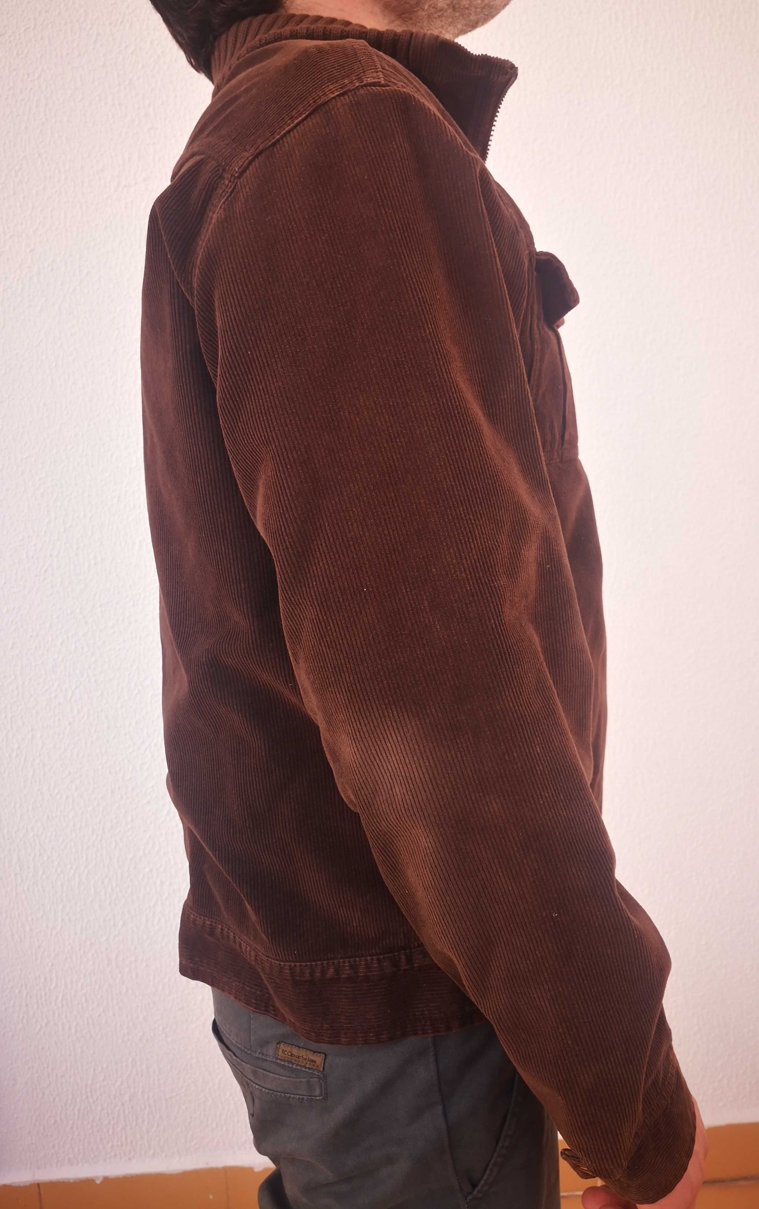 Casaco castanho - Homem - Tamanho M - Fabricado em Portugal