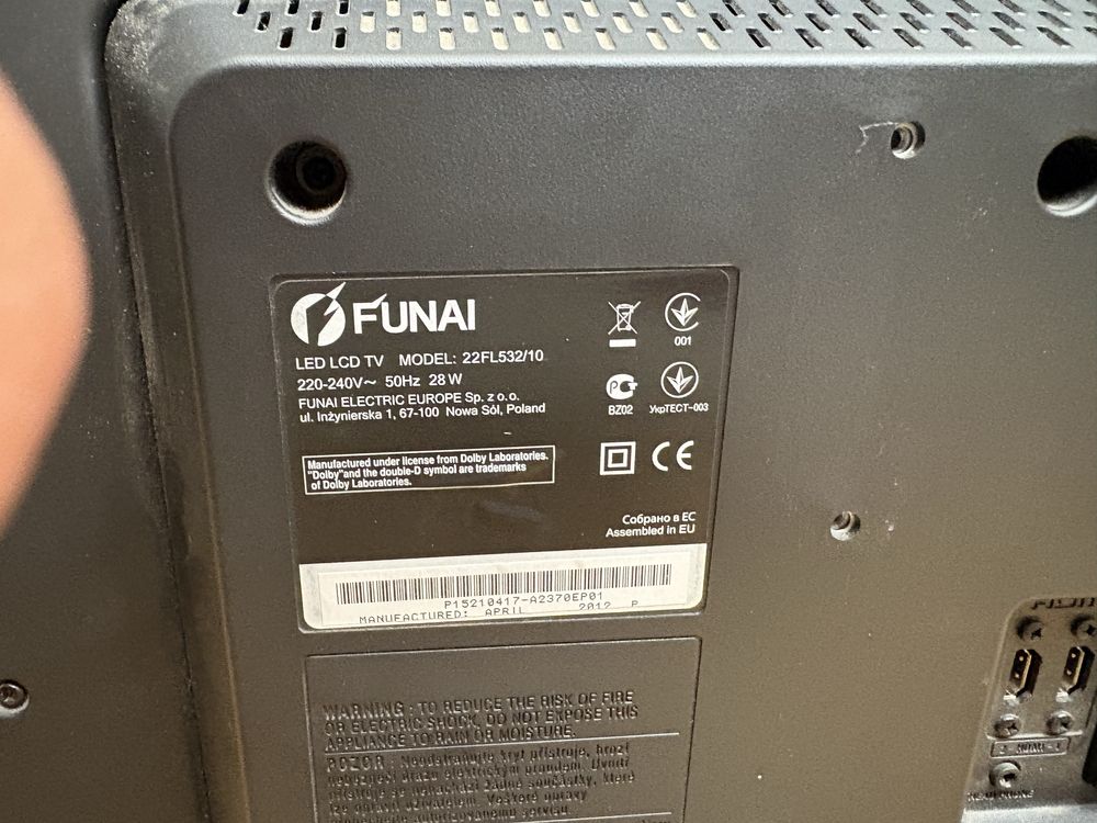 Telewizor Funai 22 cale