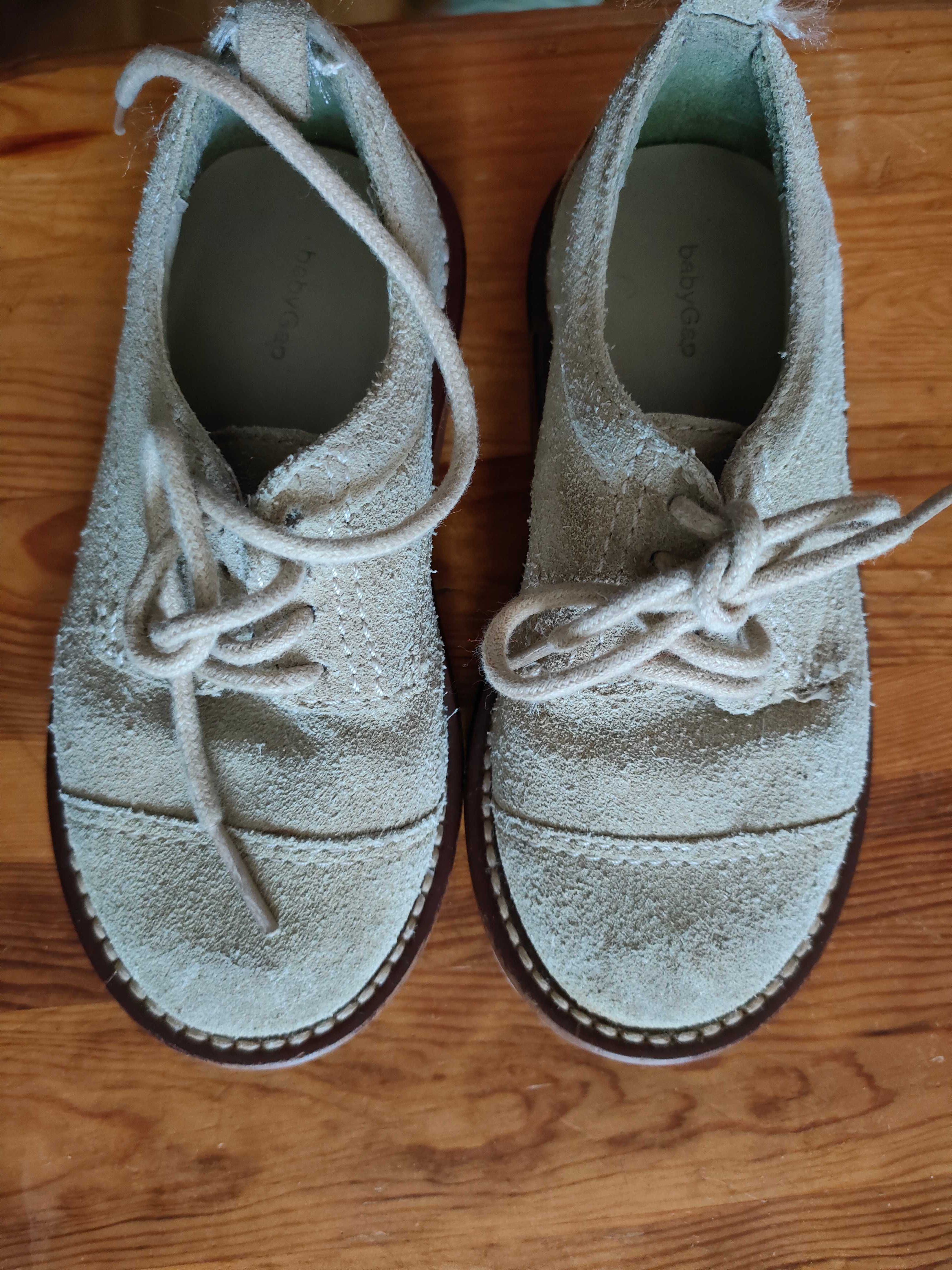 Buty skórzane  jasne
