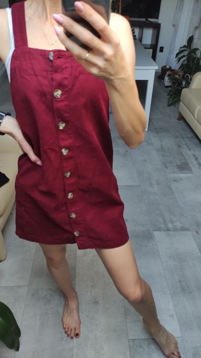 Sukienka na szelkach rozm S