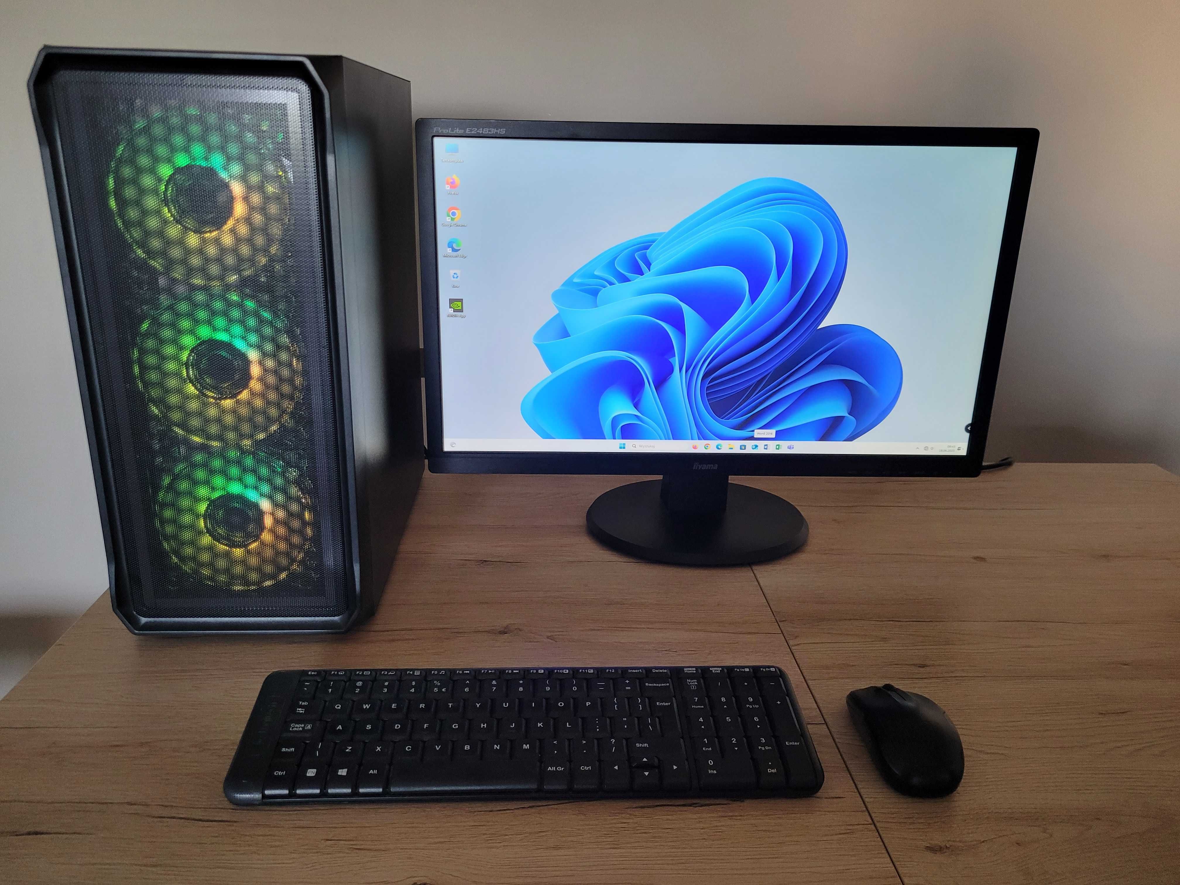 Komputer Intel Core i7-11700F 16GB 1TB GTX1050Ti Win11Pro MT