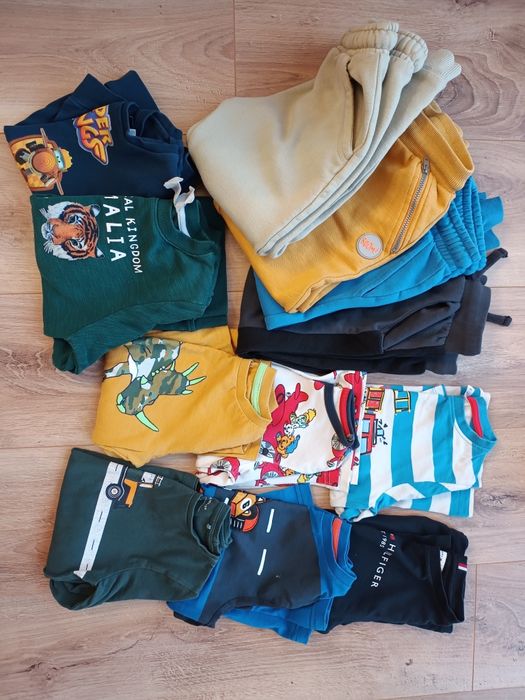 Zestaw ubrań dla chłopca roz 110 lindex f&f h&m Tommy Hilfiger