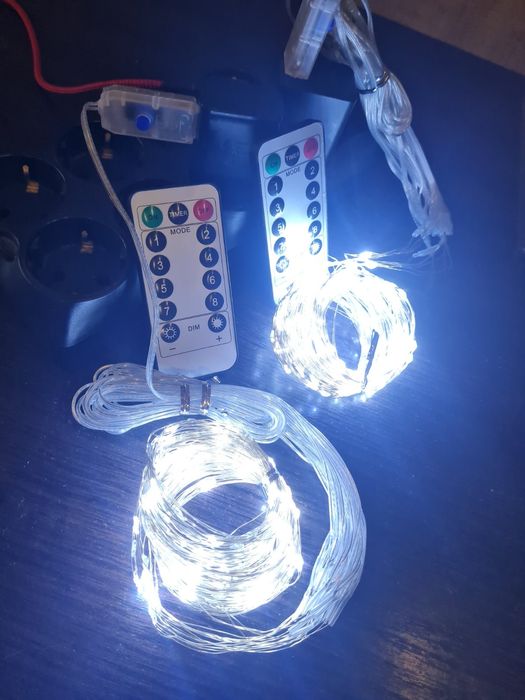 Гирлянда  на батарейках, USB, от солнечных батарейках