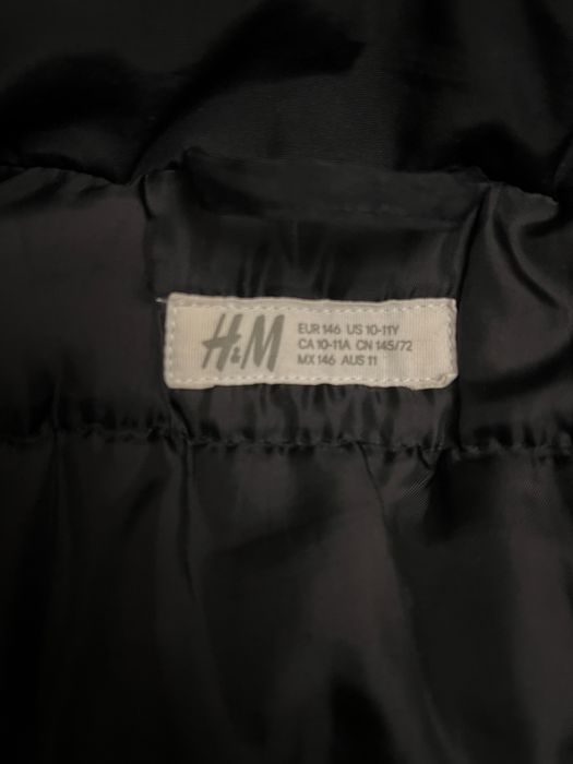 Куртка, парка зимова дитяча H&M, 10-11р, 146 см