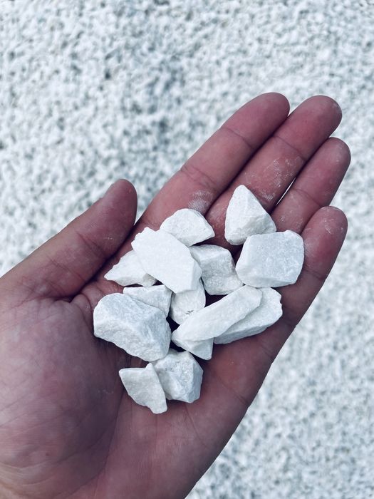 BIAŁA MARIANNA Biały Kamień Ogrodowy Marmur Grys Żwir w Workach