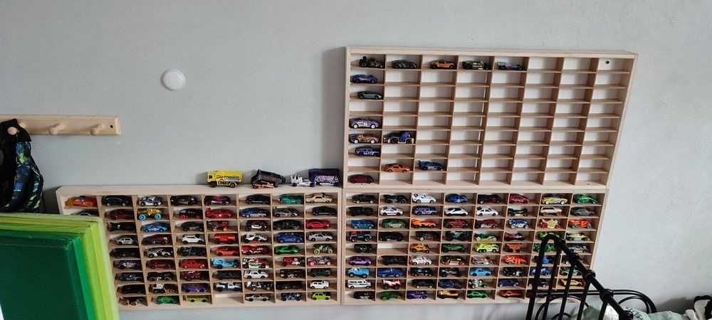 PÓŁKA na resoraki HOT WHEELS autka organizer REGAŁ samochodziki dzieci