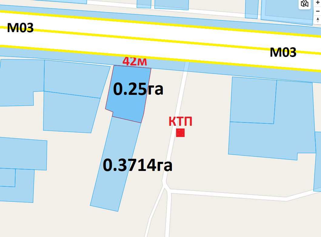 60сот ФАСАД ПІД МАГАЗИН бізнес тр.М03,Е40 Київ-Харків с.Поділ Миргор.р