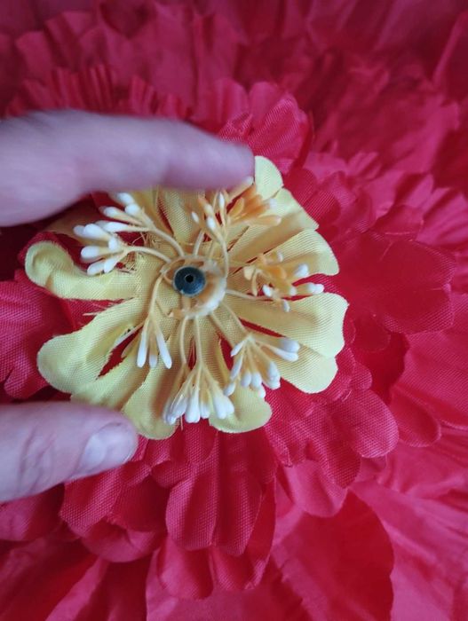 Parasol w kształcie kwiatka hinskim stylu