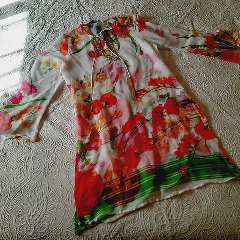 Túnica/vestido floral