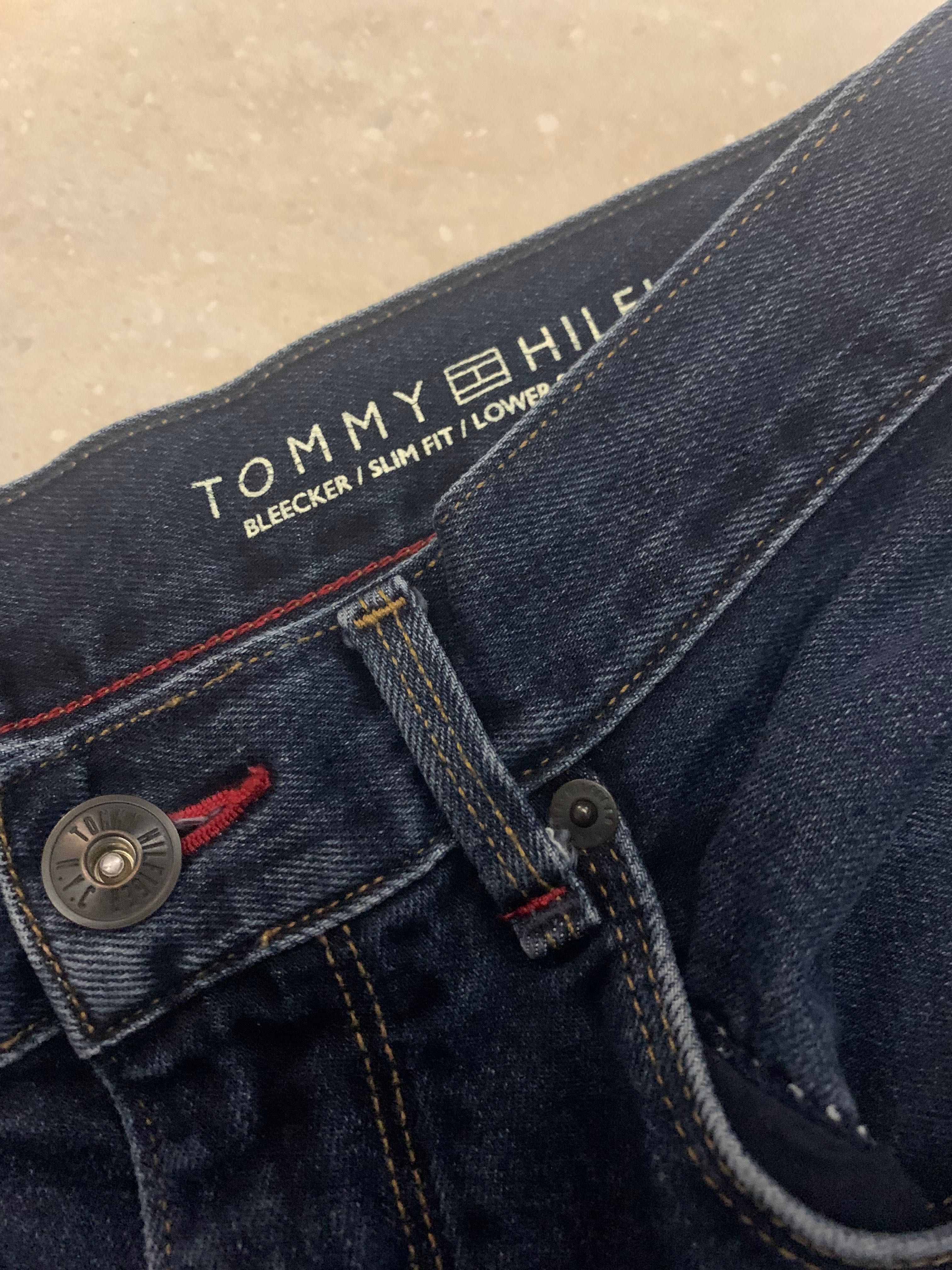 Tommy Hilfiger slim fit sexi spodnie damskie jeans  31/32, wysoki stan