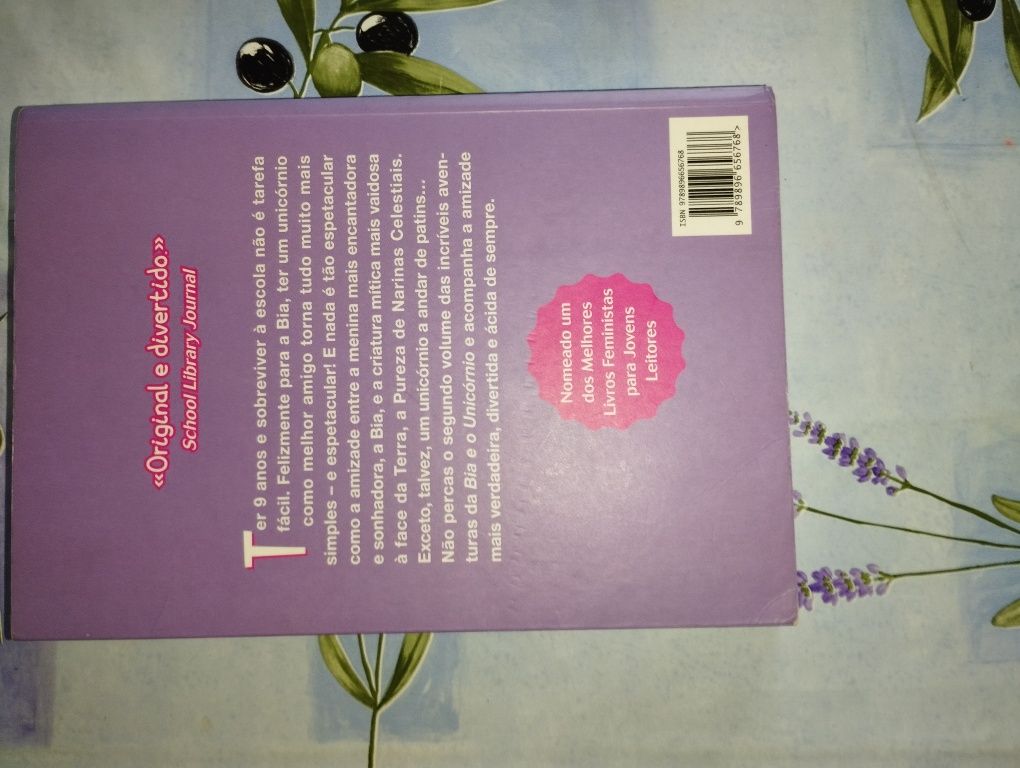Livro Unicórnio sobre rodas