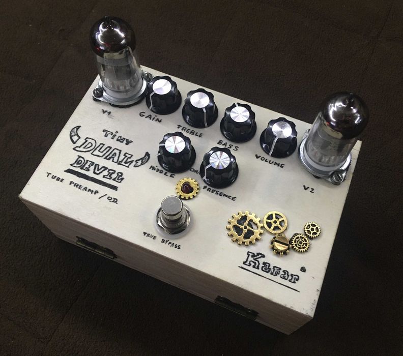 Efekt gitarowy lampowy Kafar TINY DUAL DEVIL preamp/overdrive
