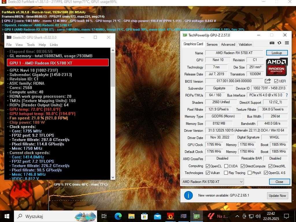 Karta graficzna | RX 5700XT  8GB GDDR6 | GIGABYTE AORUS  | TOP!