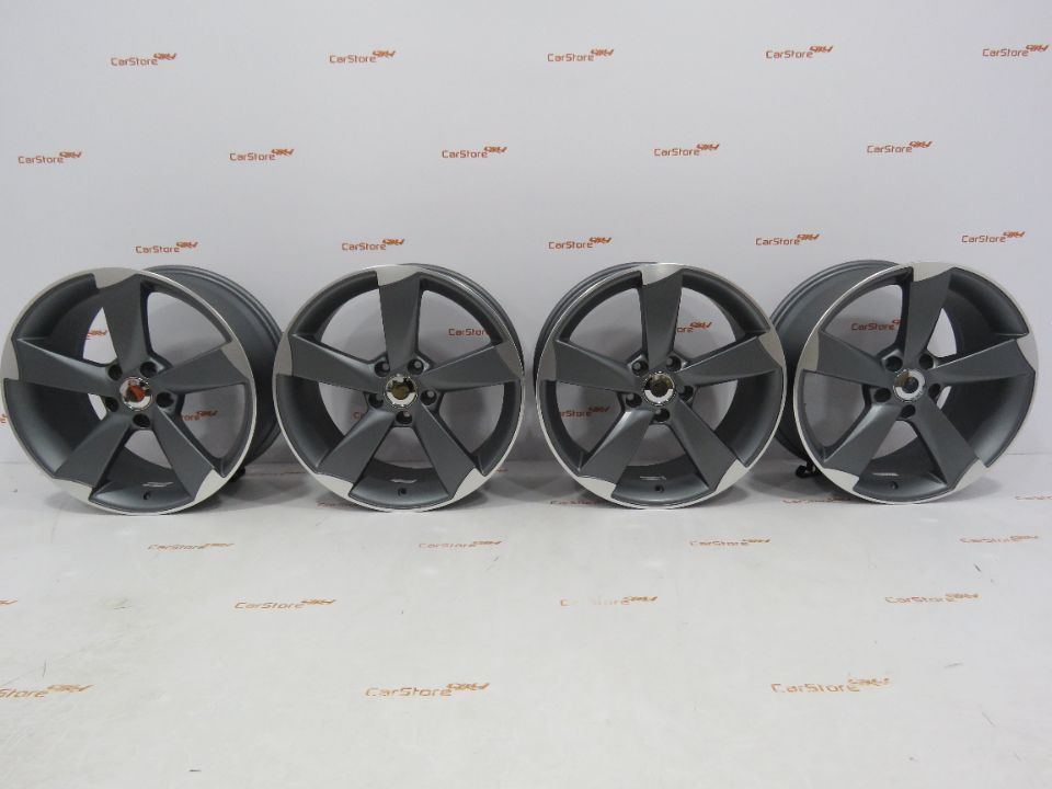 Jantes Look Audi Rotor 18 '' 8 et45 5x112 Antracite