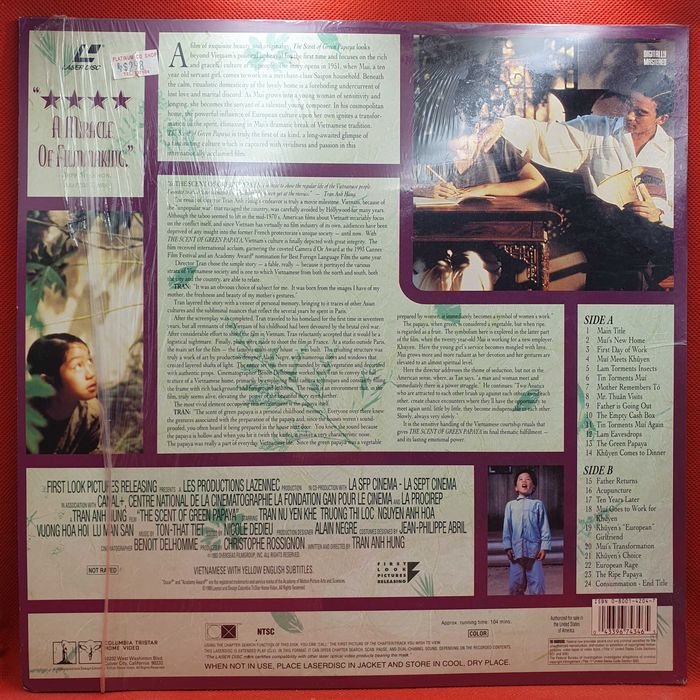 Laser Disc - The Scent Of Green Papaya
