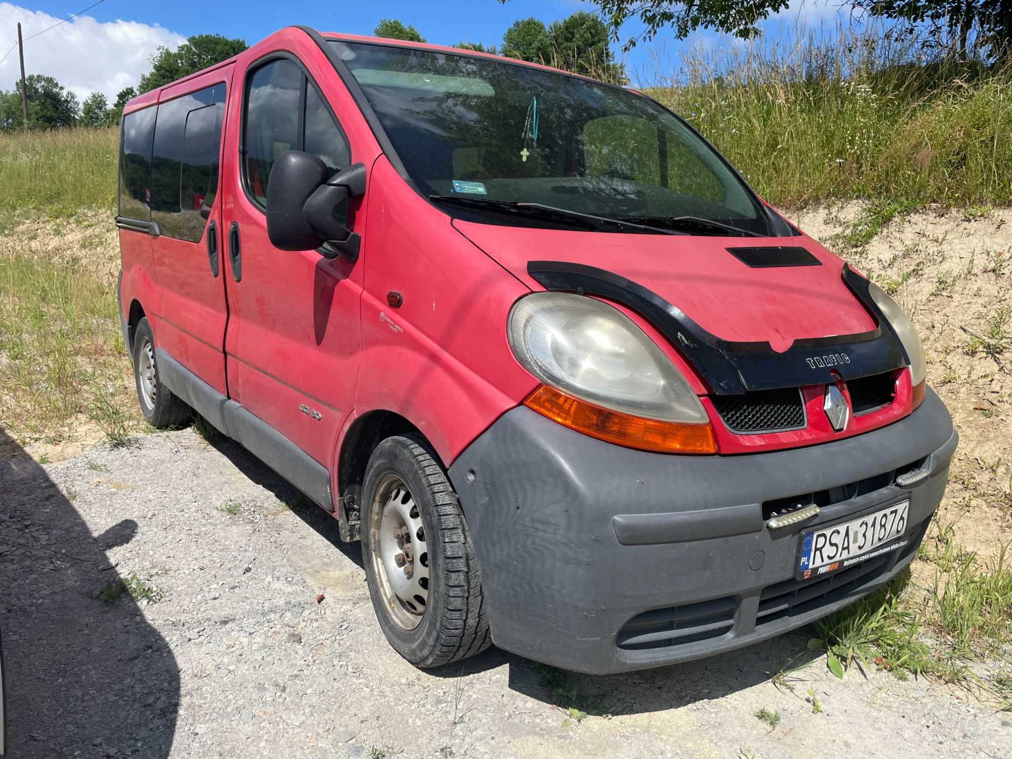 Renault Trafic 1,9 uszkodzony silnik