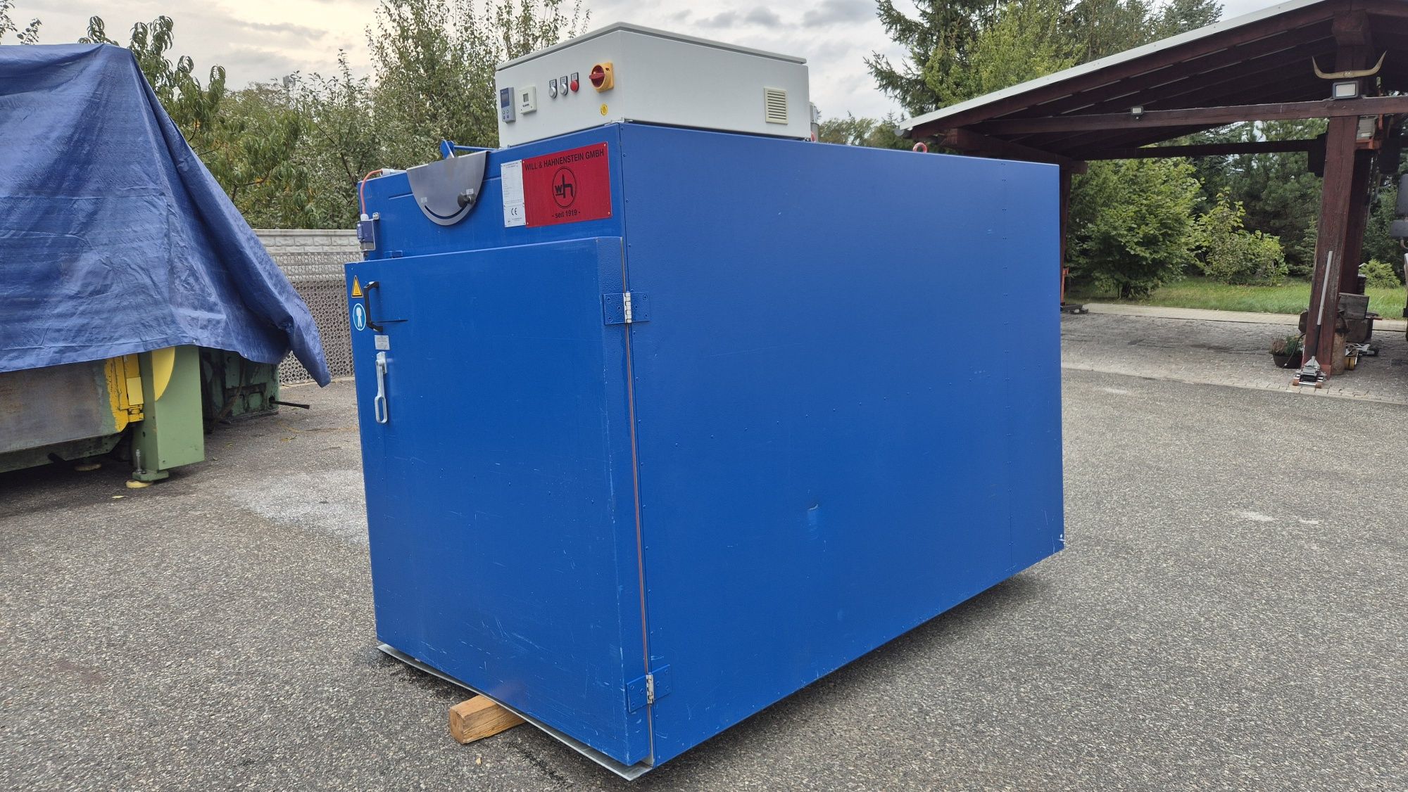 Suszarnia WILL & HAHNENSTEIN EWK-S0 16,7kw max 120 stopni 2,7x2,1m