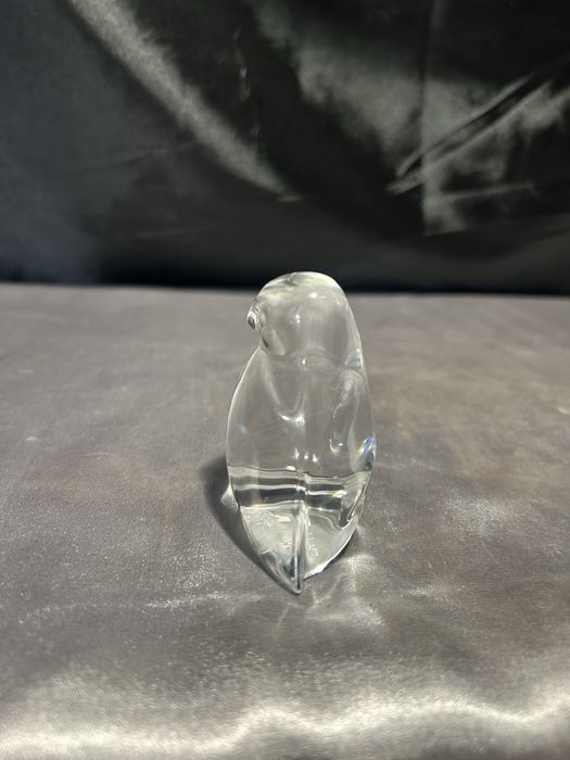 Szklana sowa – Hadeland Glassverk – szkło artystyczne, sygnowane