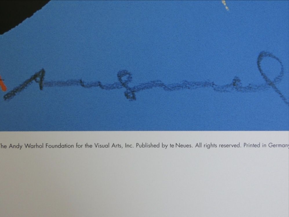 Litografia Andy Warhol $ (Dollar Sign)