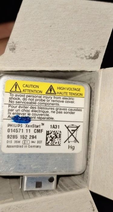 żarówka ksenonowa  Philips XenStart D1S 35W.